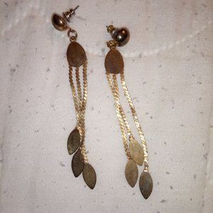 Vintage Metal Earrings Set